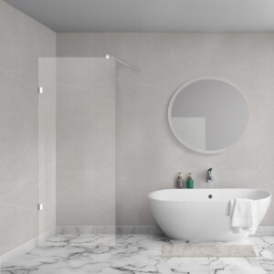 Aqua Vista Galatina Zijwand - 87.5x200cm - excl. montageset - helder glas R-GS-LX-P875