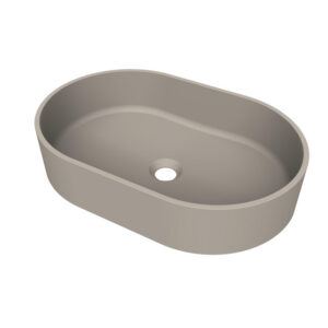Arcqua Case waskom - ovaal - 55x36cm - mat klei WAS857356