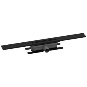 Easy drain R-line Clean Color douchegoot 70cm mat zwart rlced700mb