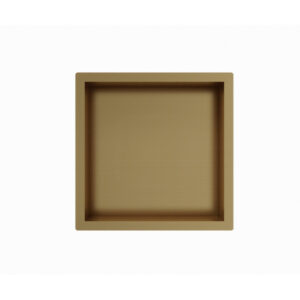 Fortifura Galeria Inbouwnis - 30x30x7cm - Geborsteld Messing PVD (Goud)