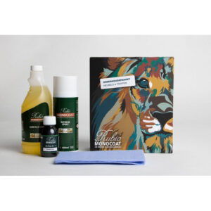 Forzalaqua onderhoudsset voor massief eiken in de kleur Charcoal inclusief schuurspons, doek en olie 8001168