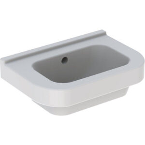 Geberit 300 Basic fontein zonder kraangat met overloop 36x25x15cm wit s8400105000g