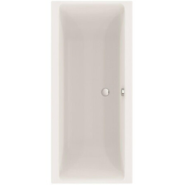 Go by Van Marcke Helsinki inbouwbad duo 180x80x46.5cm incl poten Acryl Mat Wit GA104V1