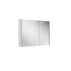 Saniclass Prime Spiegelkast - 80x63x16cm - inclusief zijpanelen - cotton (beige) SW1212816/SW892634