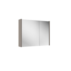 Saniclass Prime Spiegelkast - 80x63x16cm - inclusief zijpanelen - taupe SW1212816/SW910736