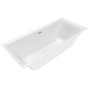 Villeroy & Boch Subway 3.0 bad - 180x80cm - rechthoek ingebouwd vulsysteem stone white ubq180sbw2tdv-rw